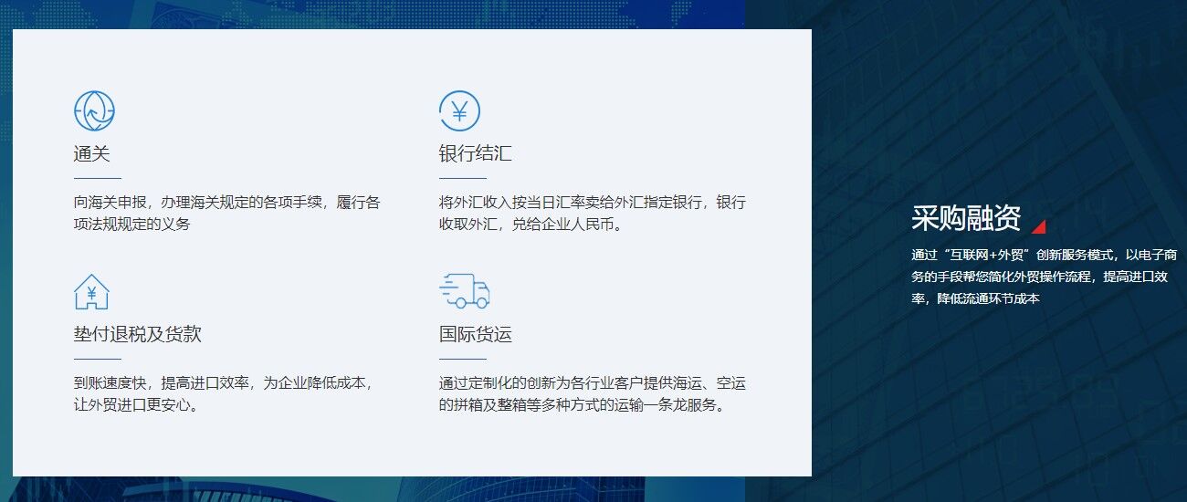 进口金融代理